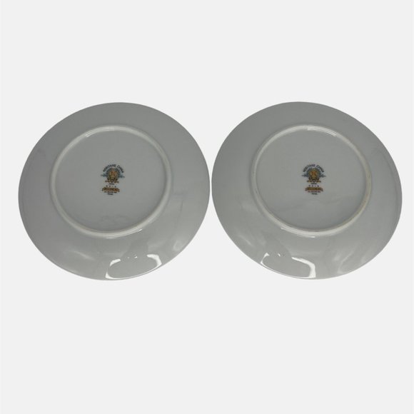 Noritake China Bellemead 2 Bread Plates 6.25" 6314 Japan White Platinum Trim - Picture 2 of 5